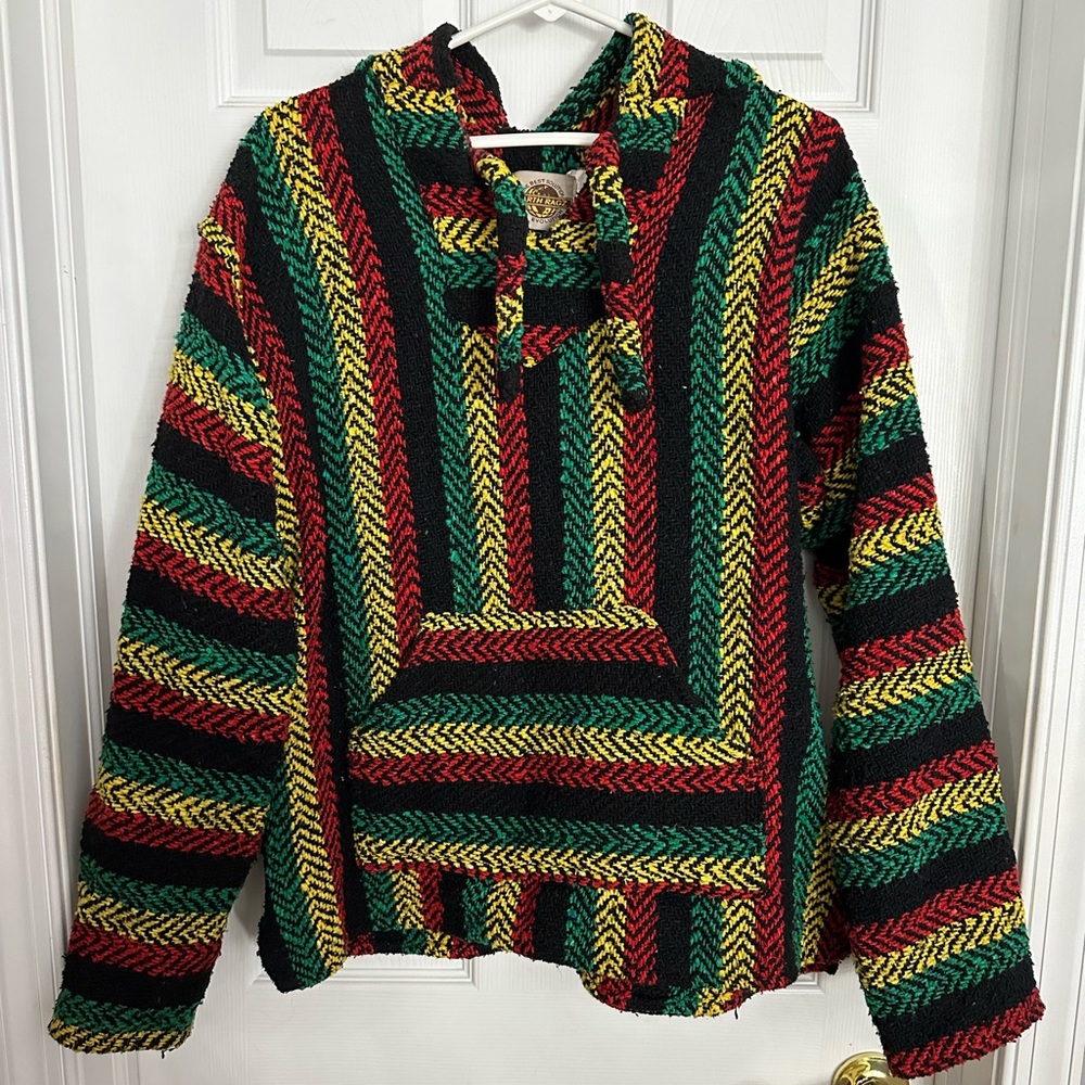 EARTH RAGZ MEXICAN HOODIE RASTA
